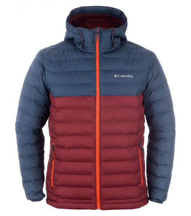 columbia powder lite mens hooded insulated jacket