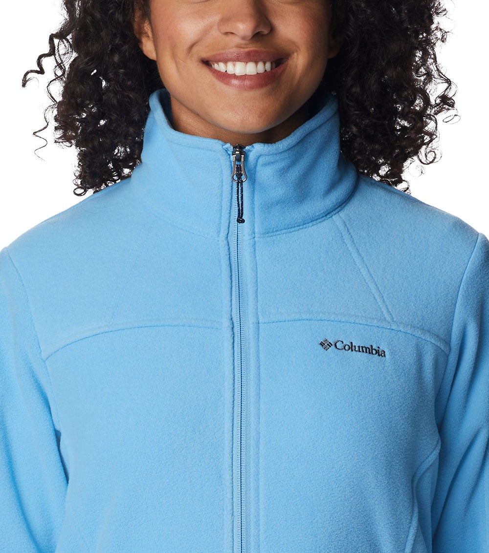 Columbia Blue Zip Full Jacket Womens Ii Fast | Fleece Vista Trek