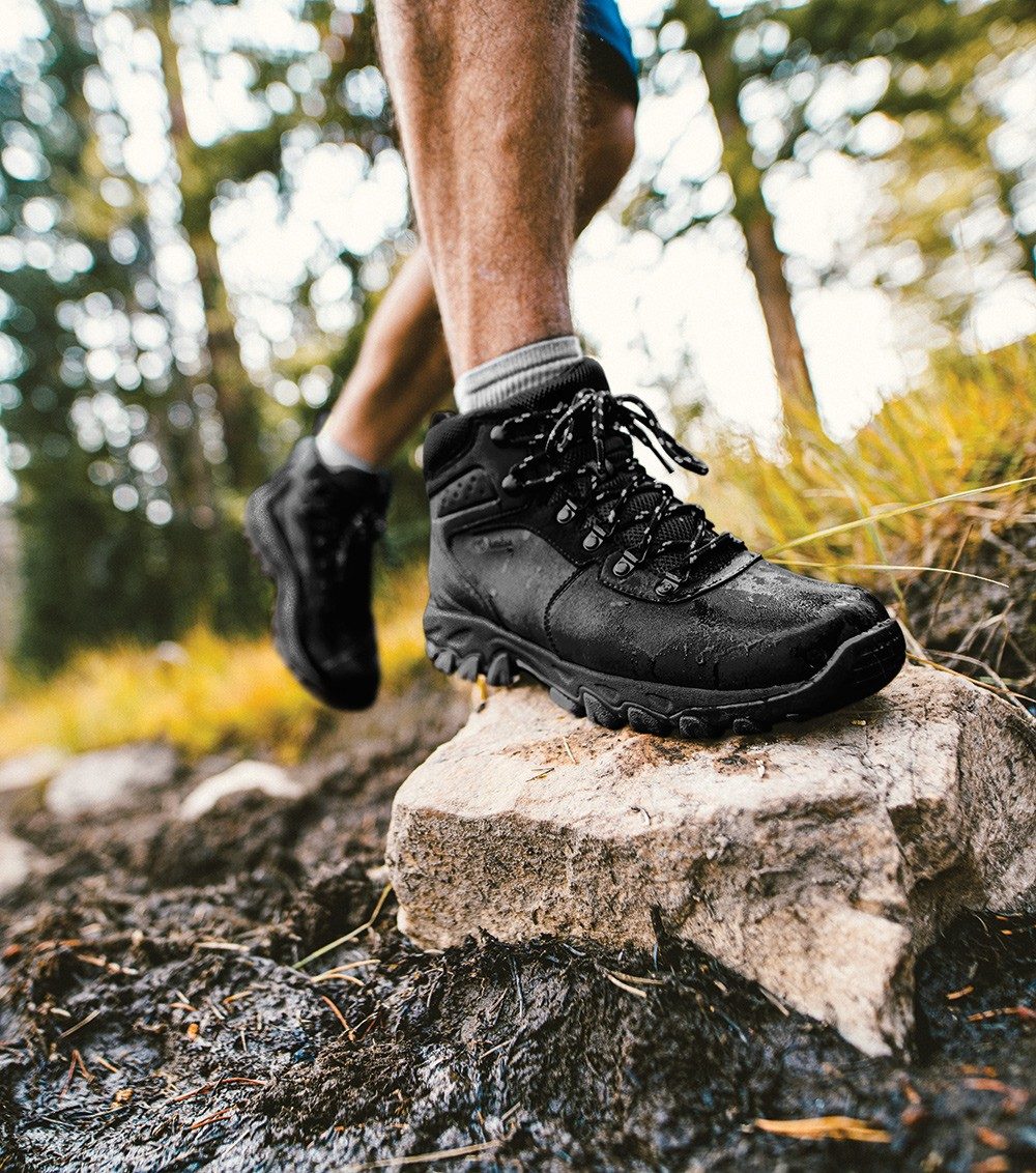 Suede Leather Columbia Mens Newton Ridge Lightweight Waterproof Hiking Boot 