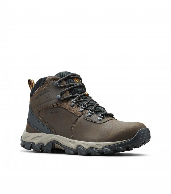 Mens Newton Ridge Plus Ii Waterproof Hiking Boots - Wide Fit Cordovan ...