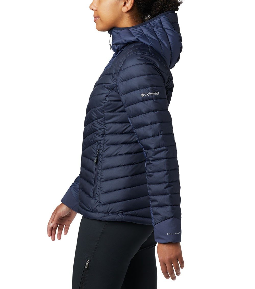 Womens Windgates Hooded Insulated Jacket Dark Nocturnal | Columbia
