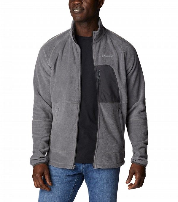 Mens Rapid Expedition Full Zip Fleece Jacket City Grey / Shark | Columbia