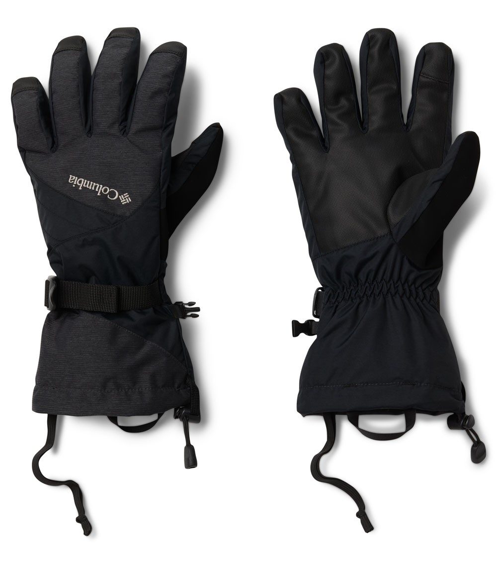 Womens Bugaboo Ii Omni-heat Ski Gloves Black Cross Dye / Black | Columbia