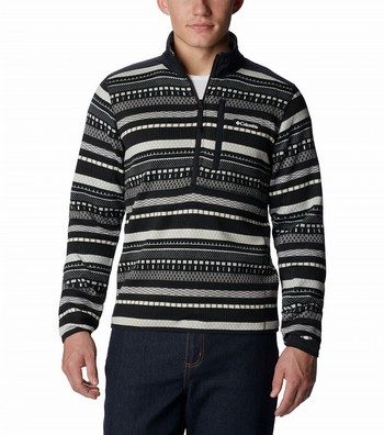 Sweater Weather II Printed Fleece Half Zip Pullover