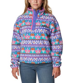 Helvetia Cropped Half Snap Fleece Pullover