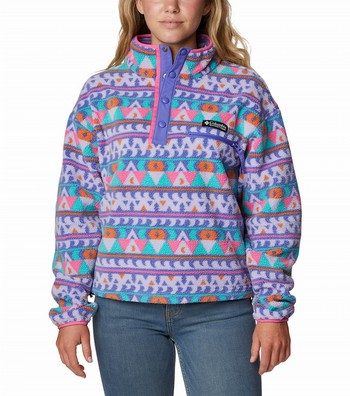 Helvetia Cropped Half Snap Fleece Pullover