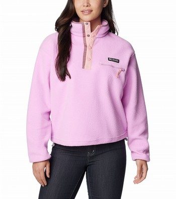 Helvetia Cropped Half Snap Fleece Pullover