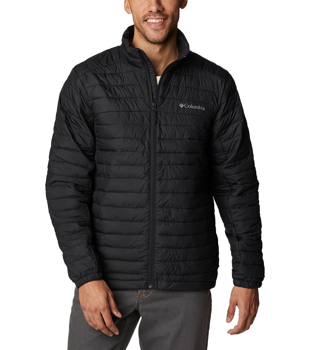 Mens Silver Falls Synthetic Insulated Jacket Black | Columbia