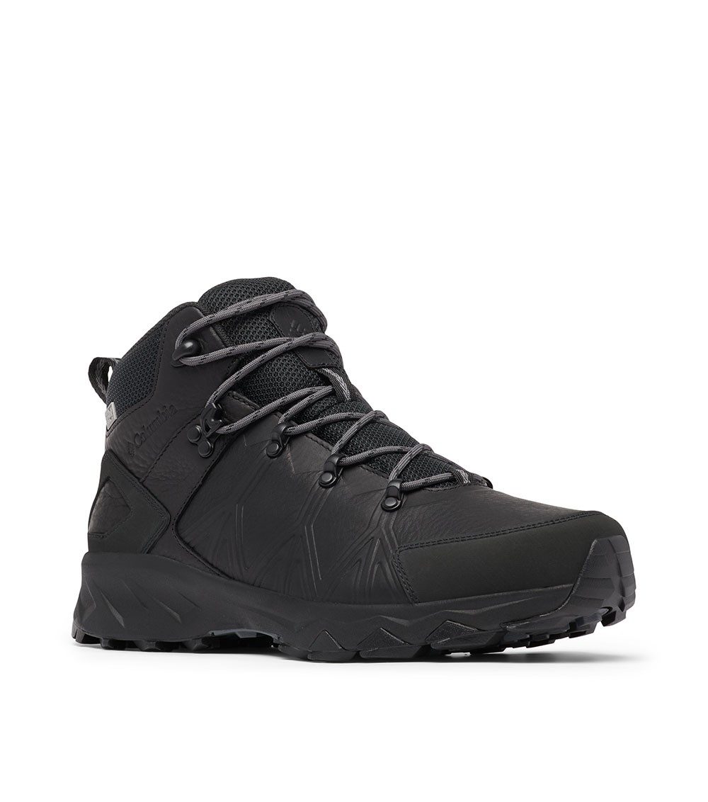 Columbia Mens Peakfreak Ii Mid Outdry Leather Hiking Shoe Black / Graphite