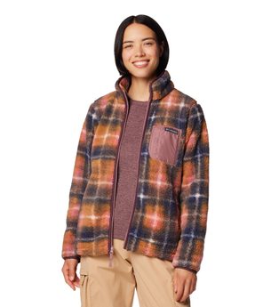 West Bend II Print Full Zip Sherpa Jacket