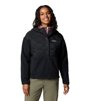 Cloud Point Hooded Fleece Pullover Top