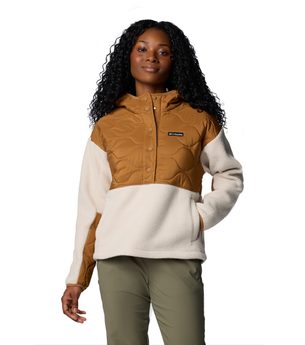 Cloud Point Hooded Fleece Pullover Top