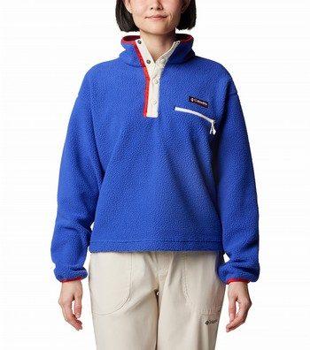 Helvetia II Cropped Half Snap Fleece Pullover