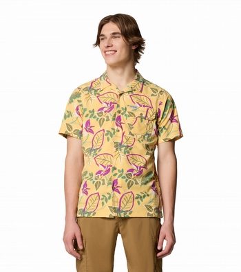 Tech Trail Utility Printed Woven Shorts Sleeve Shirt
