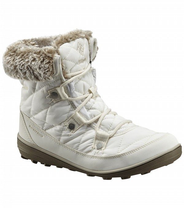 Womens Heavenly Omni-heat Shorty Boots Sea Salt Columbia Sportswear