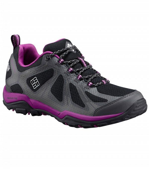 Womens Peakfreak Xcrsn Ii Xcel Outdry Low Hiking Shoe Black Intense Violet Columbia