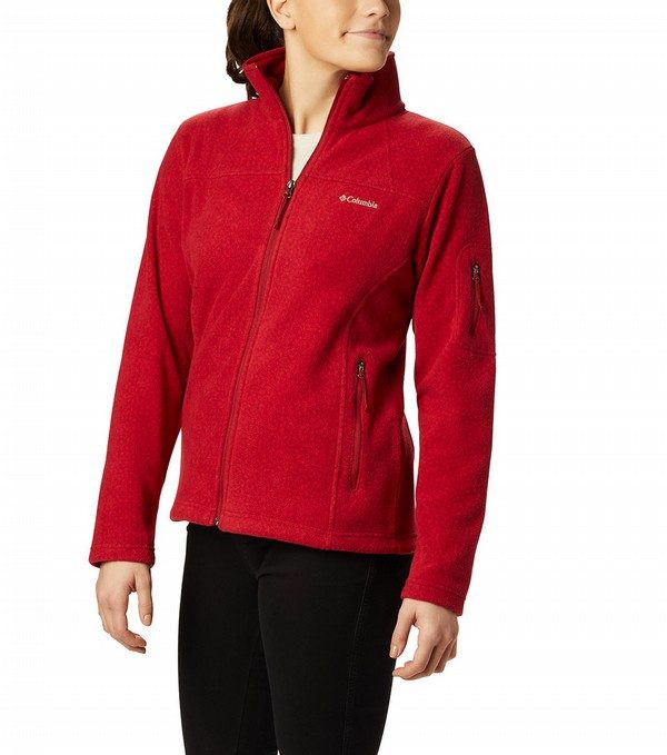 COLUMBIA Fast Trek Light Printed XK1330466 Outdoor Full Zip Fleece Jacket Womens 