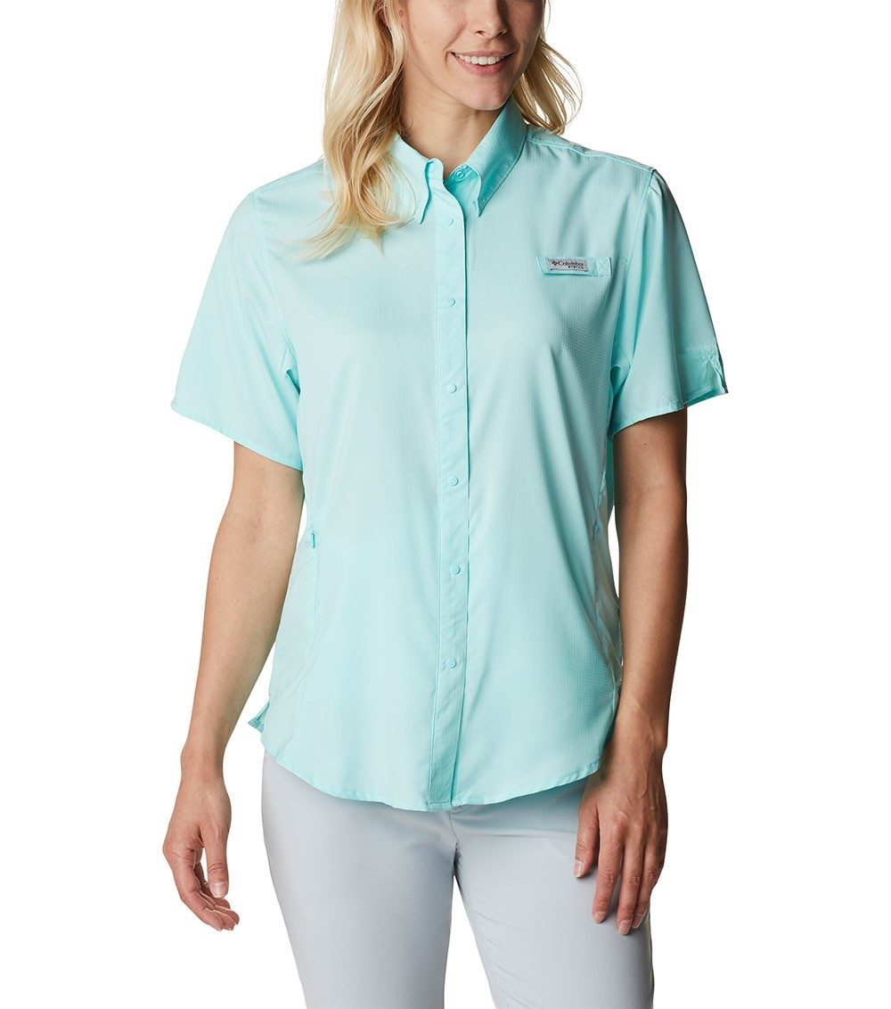 Columbia Women's Tamiami II Long Sleeve Fishing Shirt Light Coral XS